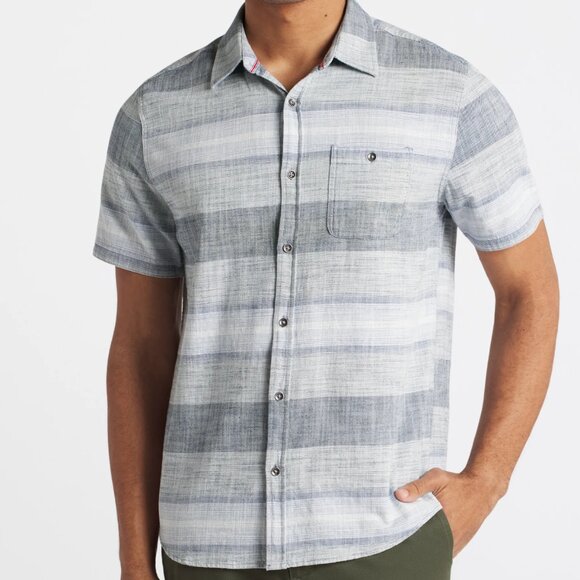 Flag & Anthem Boone Short Sleeve Stripe Shirt - Picture 1 of 4